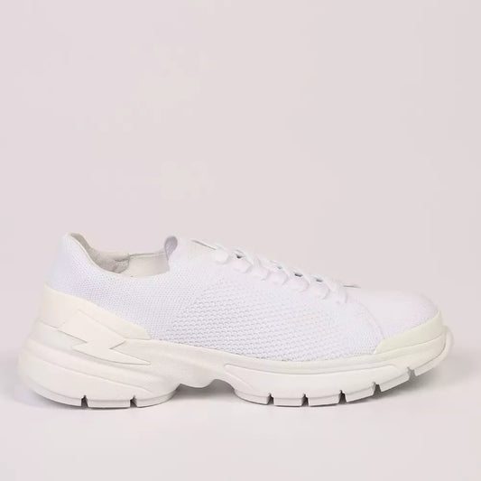 Ultra-Chic Bolt Sneakers in Crisp White