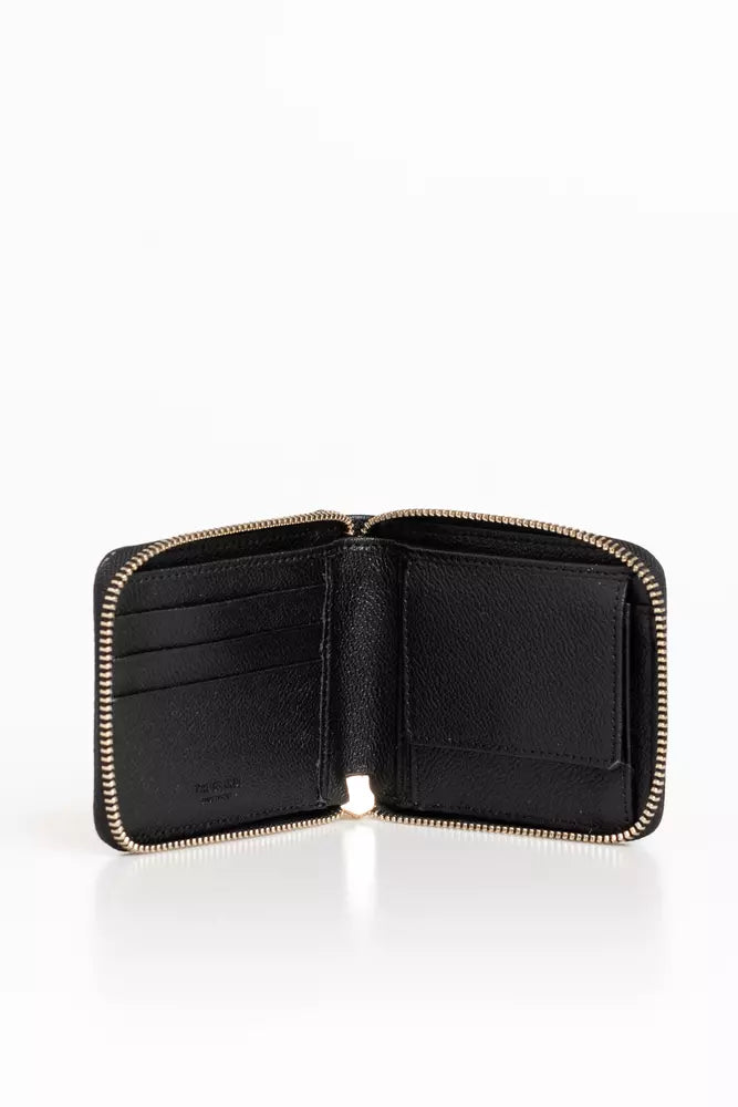 Elegant Fine-Grained Leather Medium Wallet