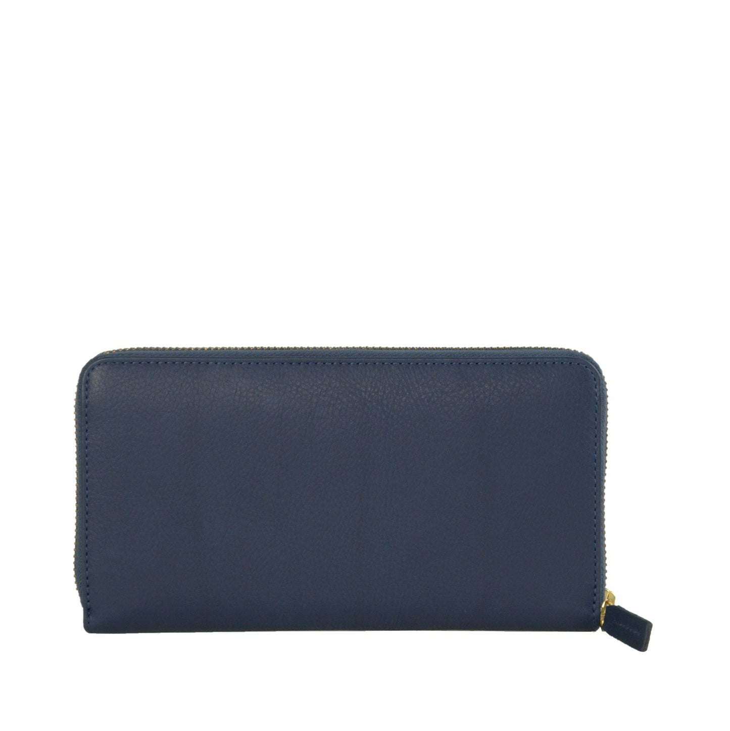 Blue Leather Di Calfskin Wallet
