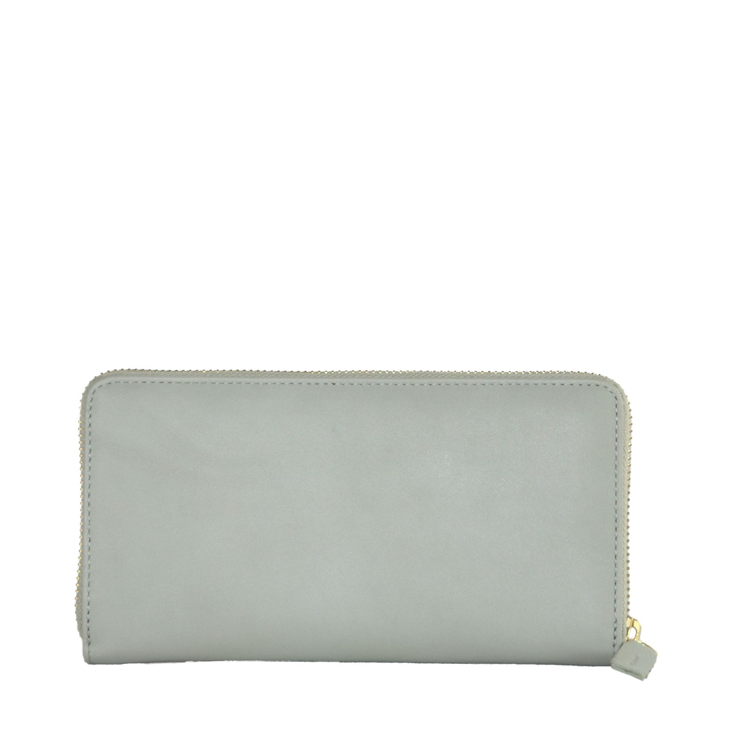 Gray Leather Di Calfskin Wallet