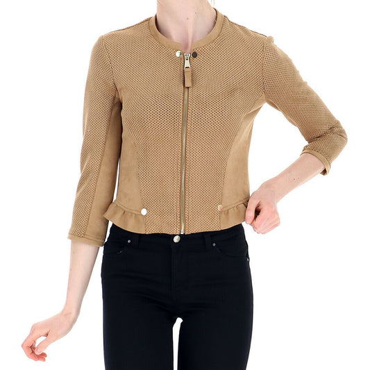 Chic Ecological Suede Leather Jacket