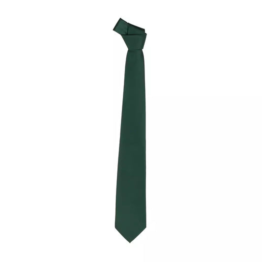 Elegant Green Silk Tie - Italian Craftsmanship