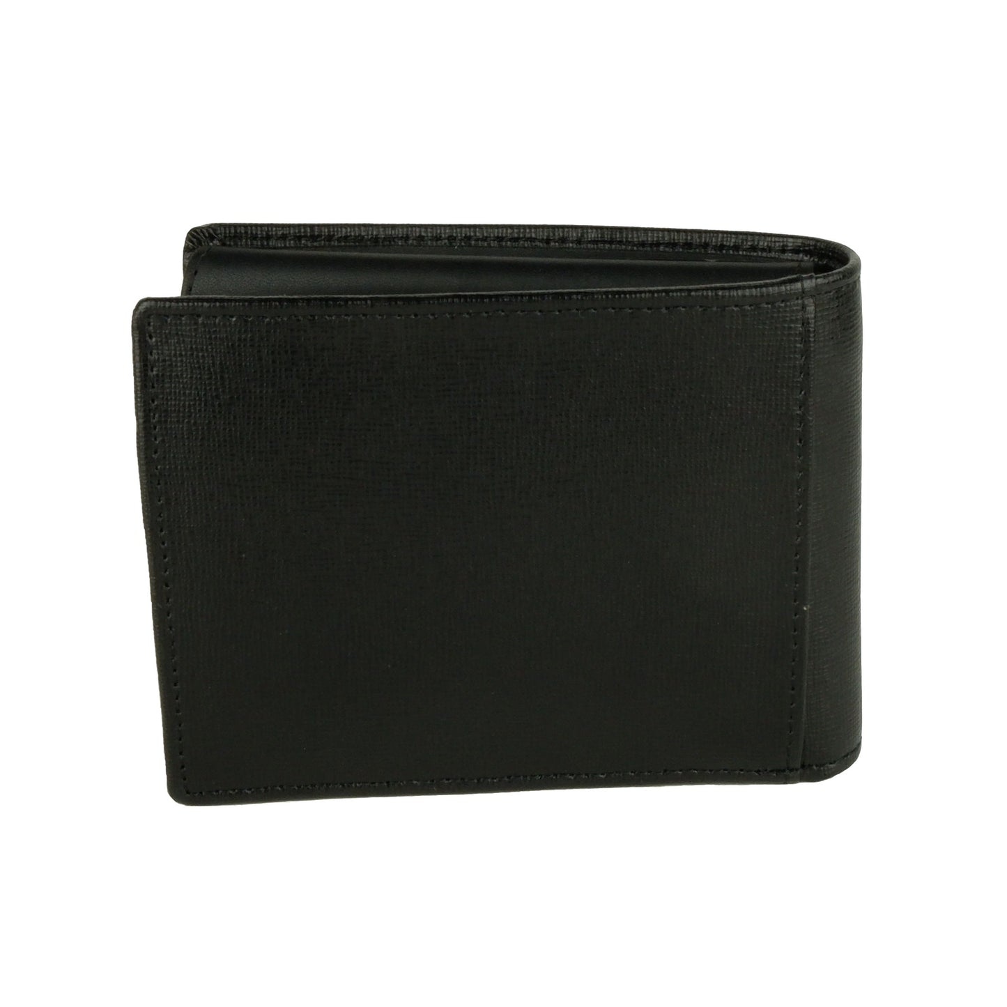 Sleek Saffiano Leather Horizontal Wallet