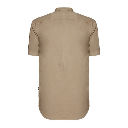 Classic Cotton Short-Sleeved Men's Shirt
