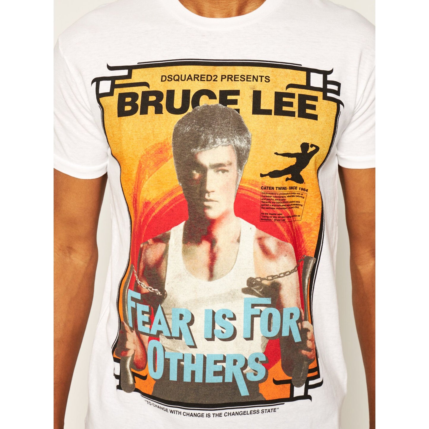 Iconic Bruce Lee Cotton Crewneck Tee