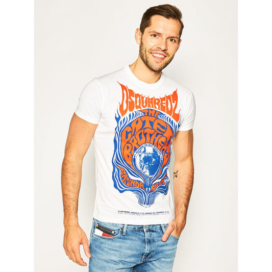 Colorful Lettering Cotton Tee
