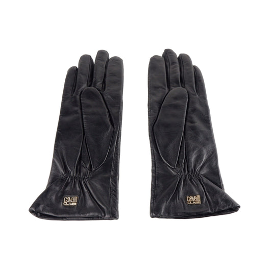 Elegant Lambskin Gloves in Classic Black
