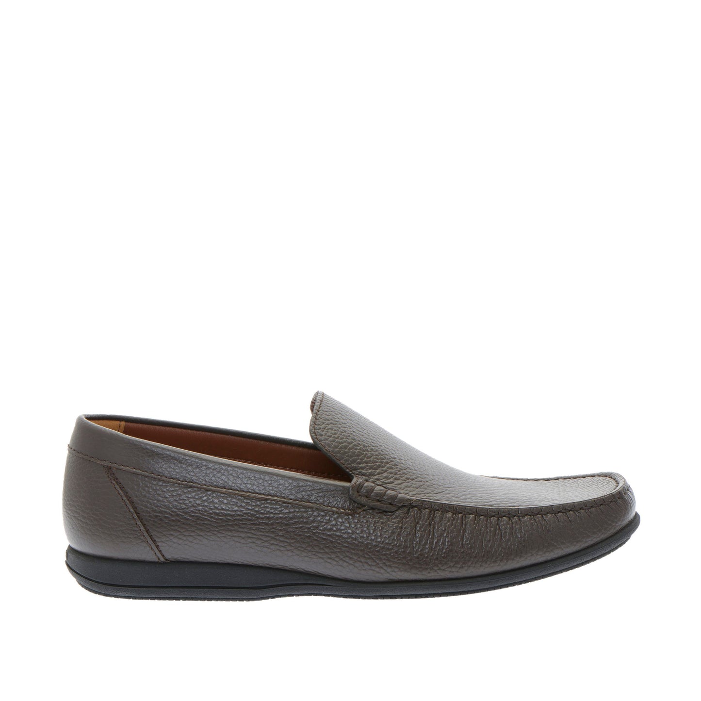 Elegant Dark Brown Calfskin Loafers
