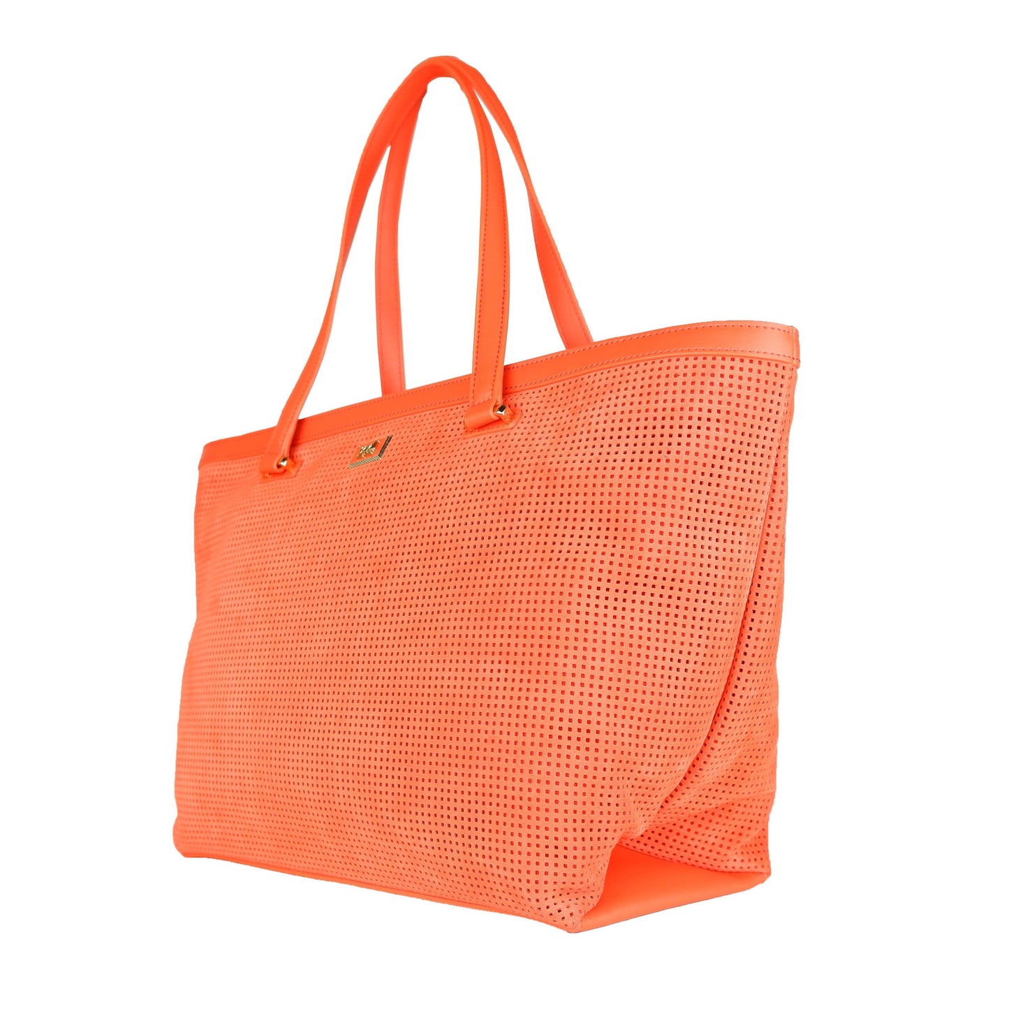Orange Leather Di Calfskin Handbag