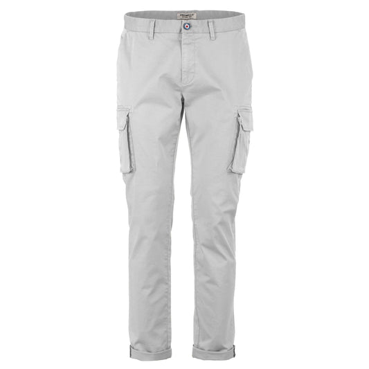 Elegant Gray Stone Pants with Side Pockets