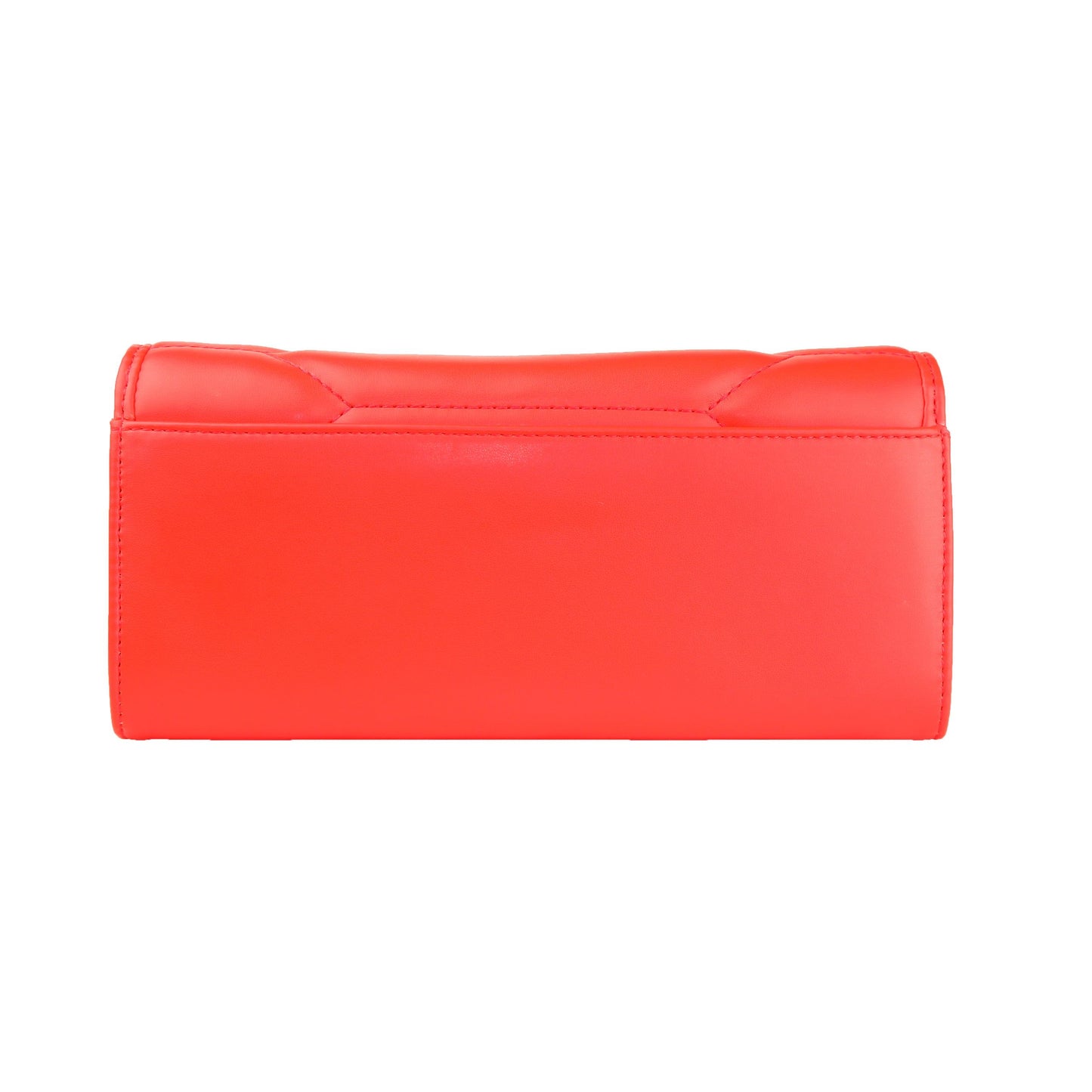 Coral Red Pochette with Adjustable Belt