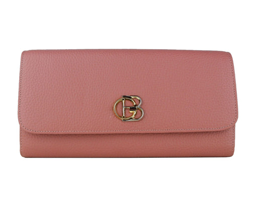 Chic Pink Crossbody Bag with Card Holders