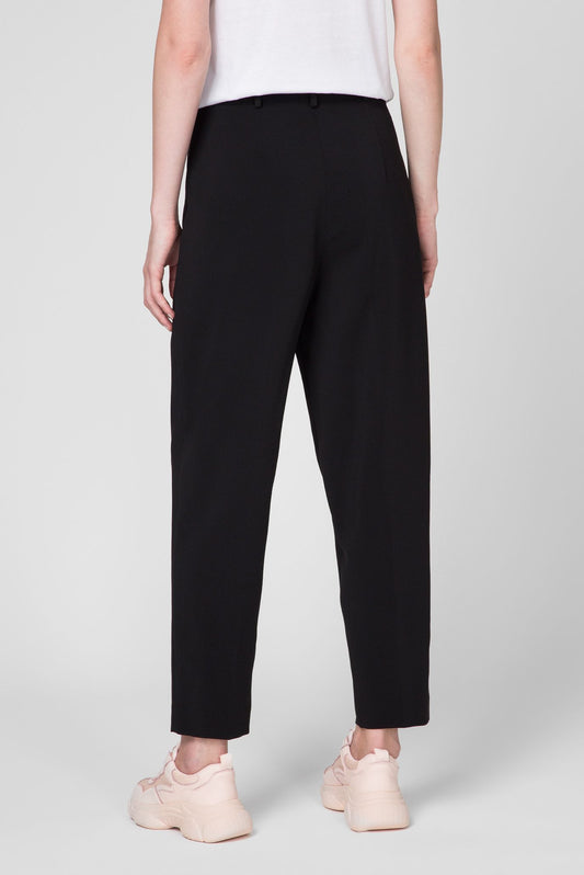 Elegant Tapered High-Rise Trousers