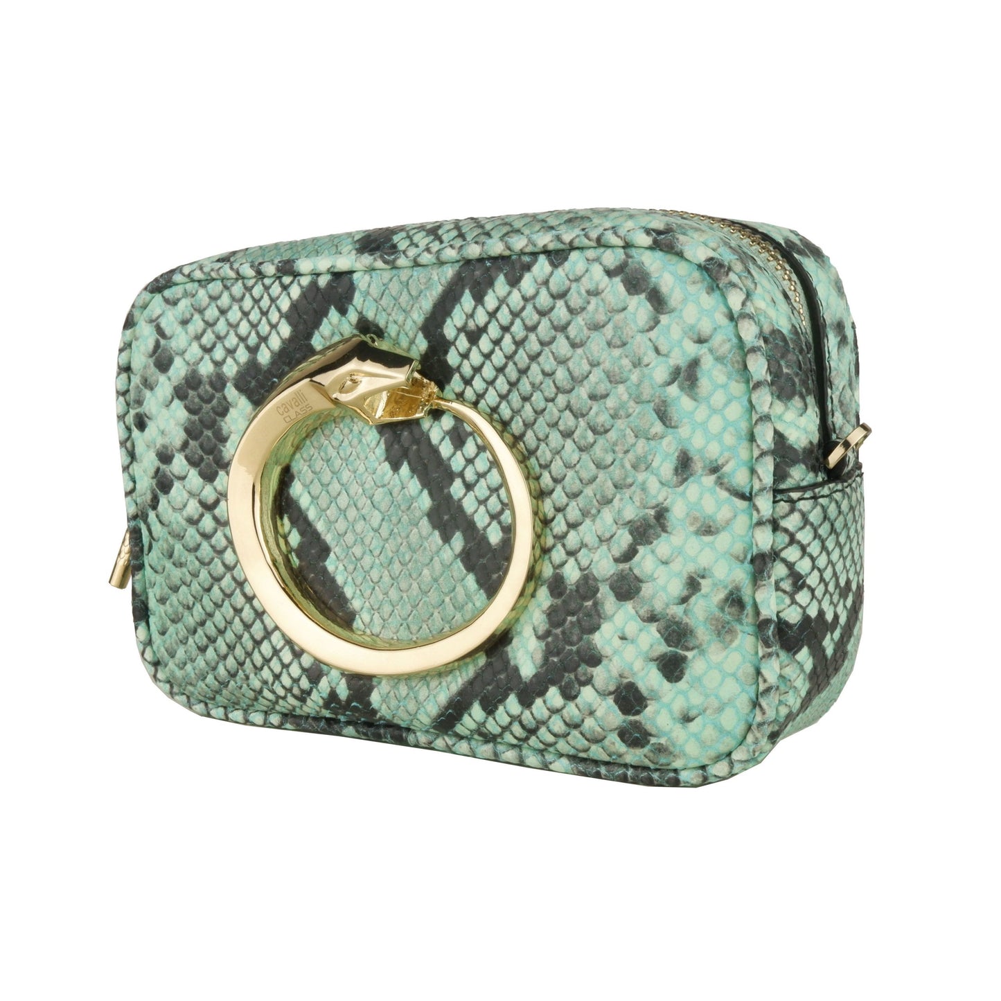 Turquoise Textured Crossbody and Belt Bag