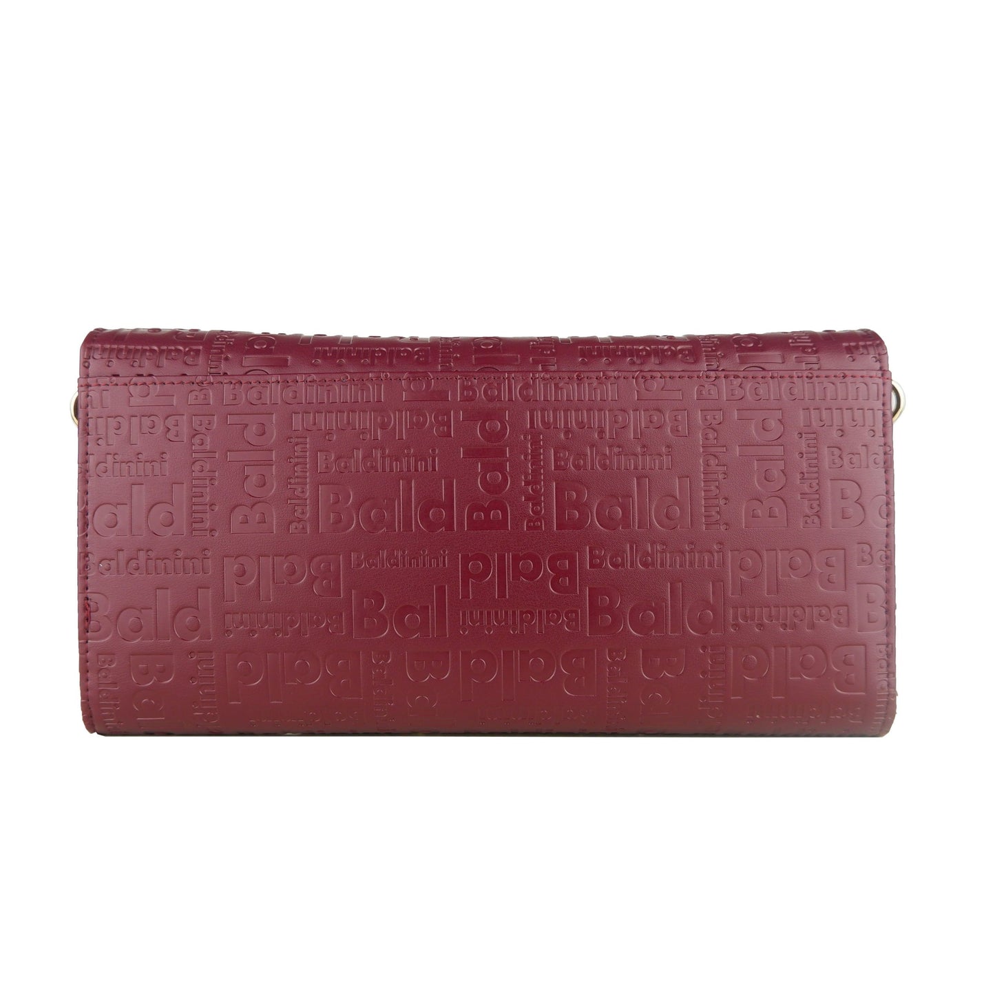 Elegant Burgundy Calf Leather Crossbody Bag
