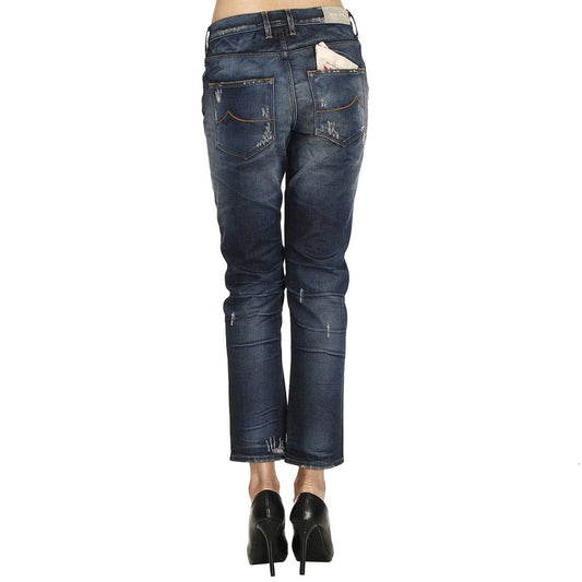 Chic Distressed Karen Jeans in Blue