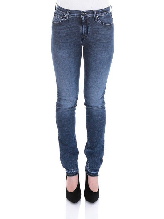 Chic Slim Fit Kimberly Jeans with Handkerchief Detail