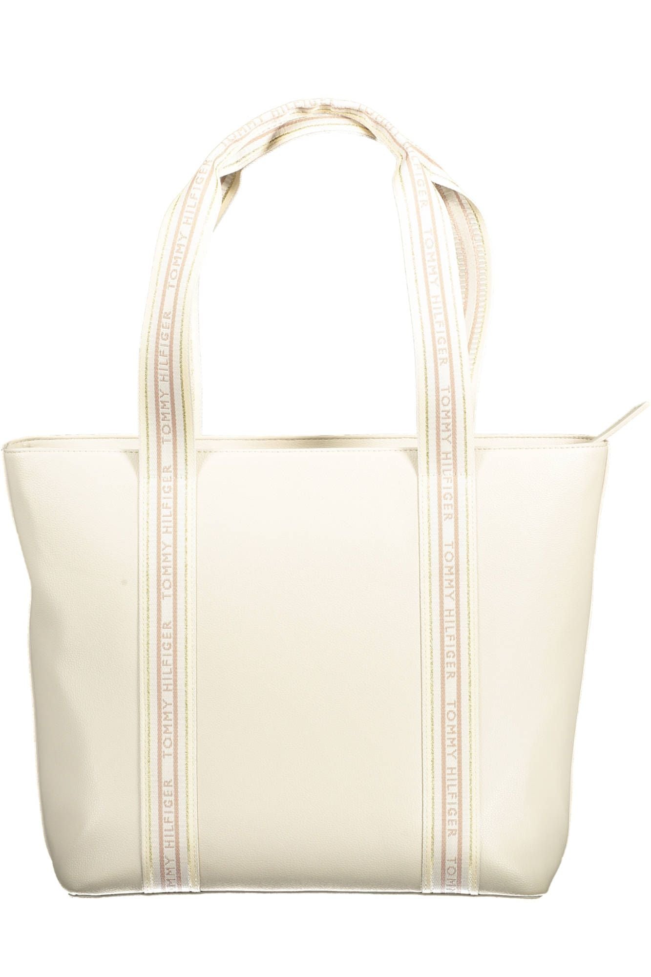 Chic Beige Shoulder Bag with Contrasting Details