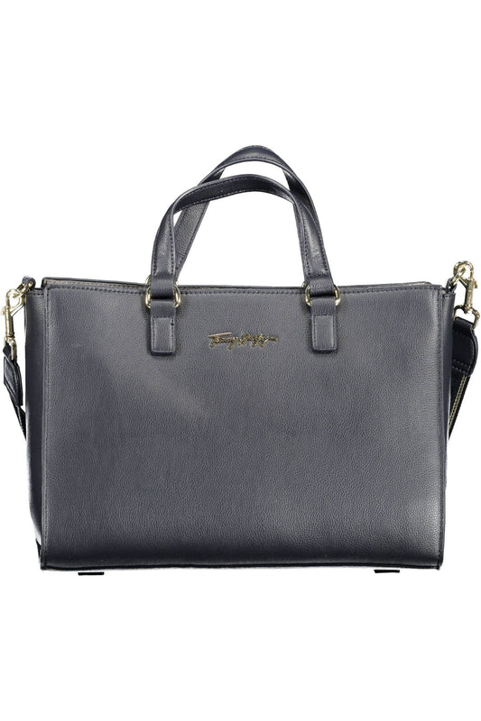 Chic Blue Two-Handle City Tote