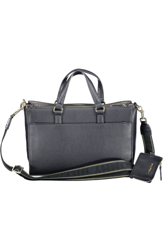 Chic Blue Two-Handle City Tote