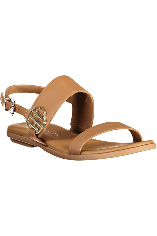 Chic Ankle Strap Leather Sandals