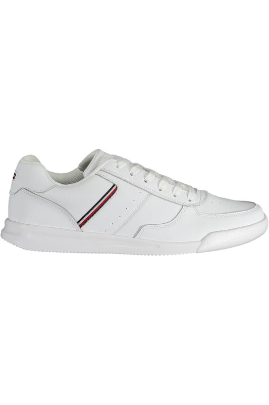 Sporty Lace-Up Sneakers with Contrasting Logo