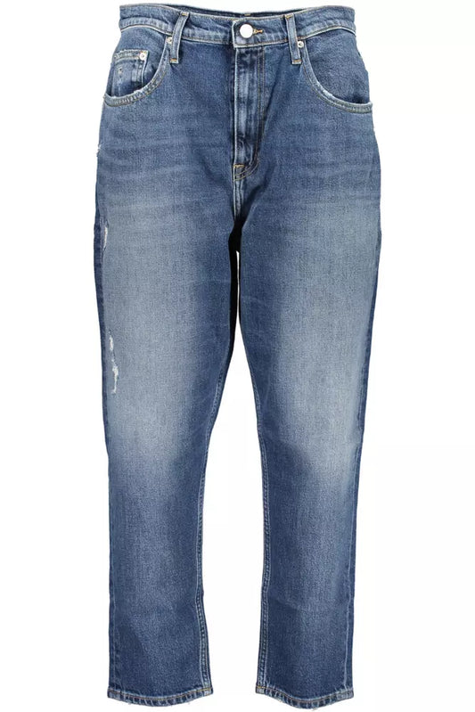 Chic Faded Blue Mom Jeans for Everyday Wear