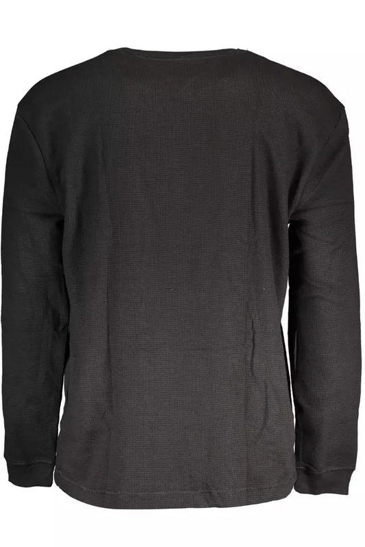 Elegant Embroidered Black Sweater
