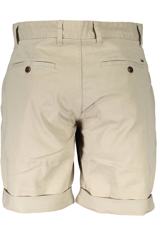 Beige Bermuda Jeans - Casual Summer Staple