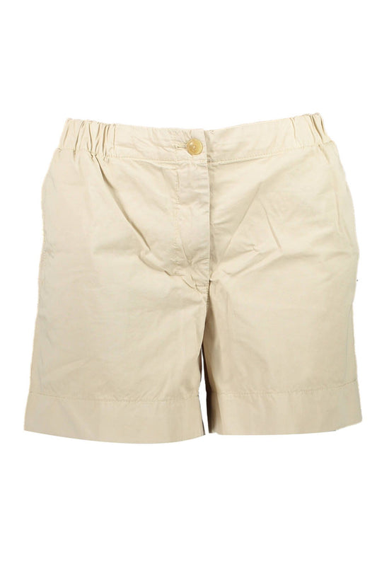 Chic Organic Cotton Shorts with Logo Detail