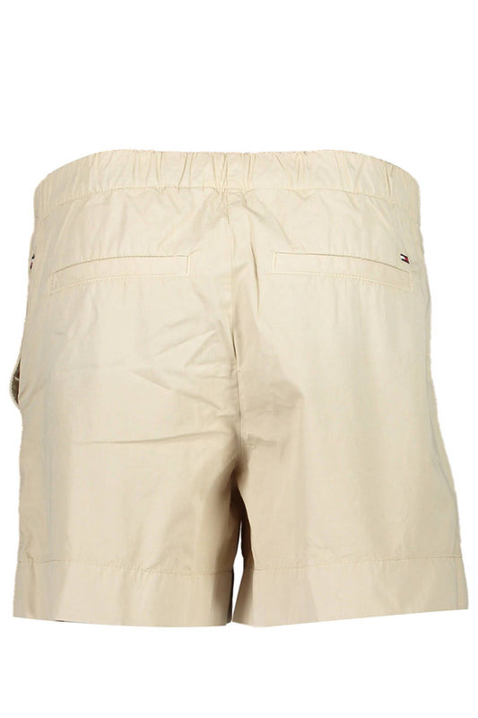 Chic Organic Cotton Shorts with Logo Detail