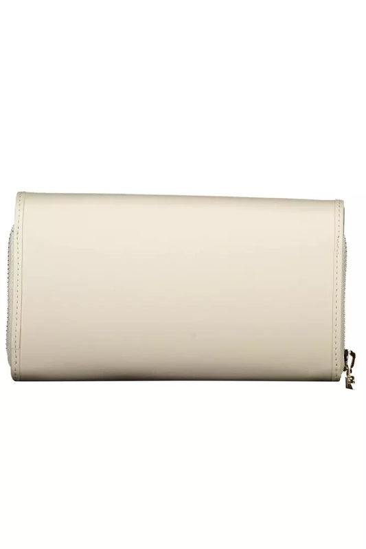 Elegant White Polyethylene Ladies Wallet