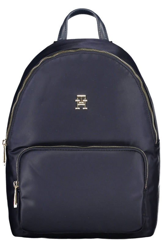 Chic Blue Recycled Nylon Backpack