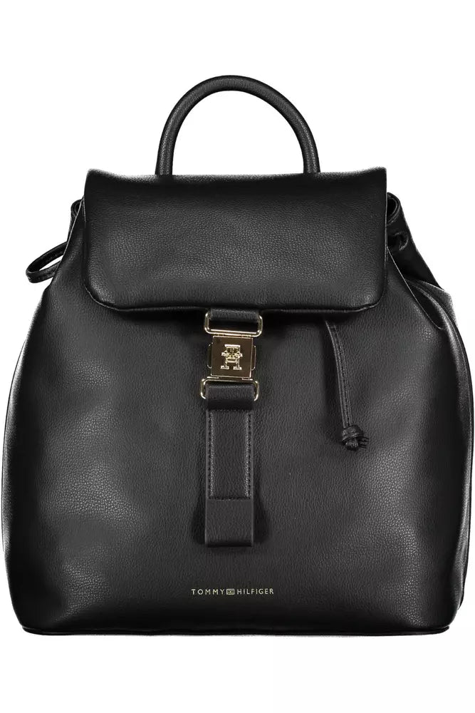 Elegant Backpack with Contrasting Details