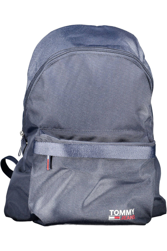 Elegant Blue Contrast Detail Backpack
