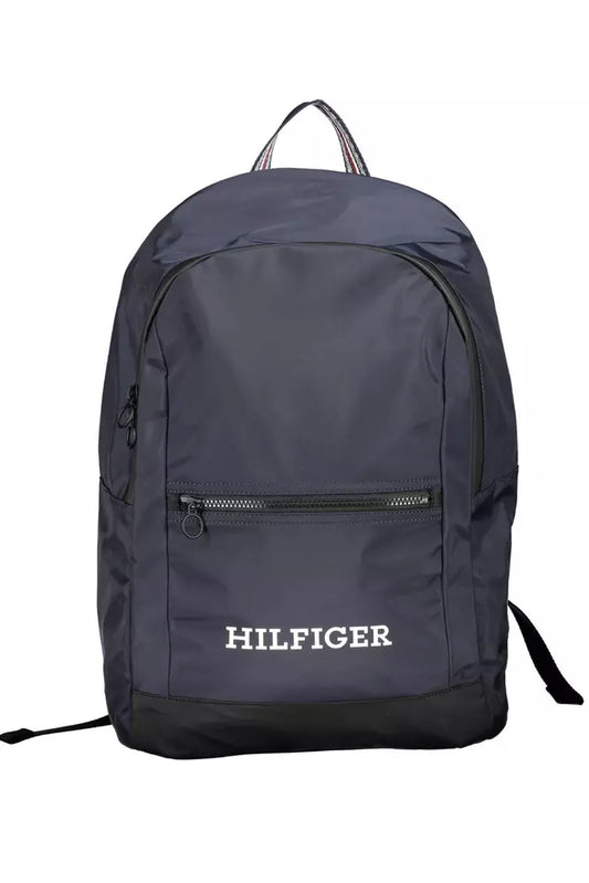 Sleek Blue Backpack with Laptop Compartment