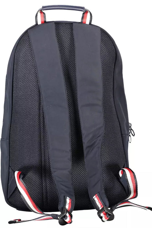 Sleek Blue Urban Backpack with Laptop Compartment