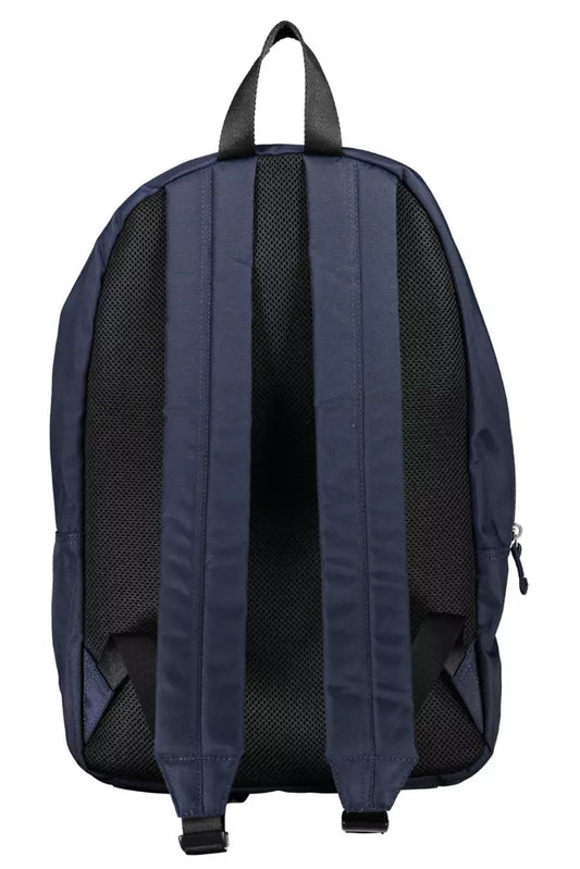 Urban Blue Backpack with Eco-Conscious Design