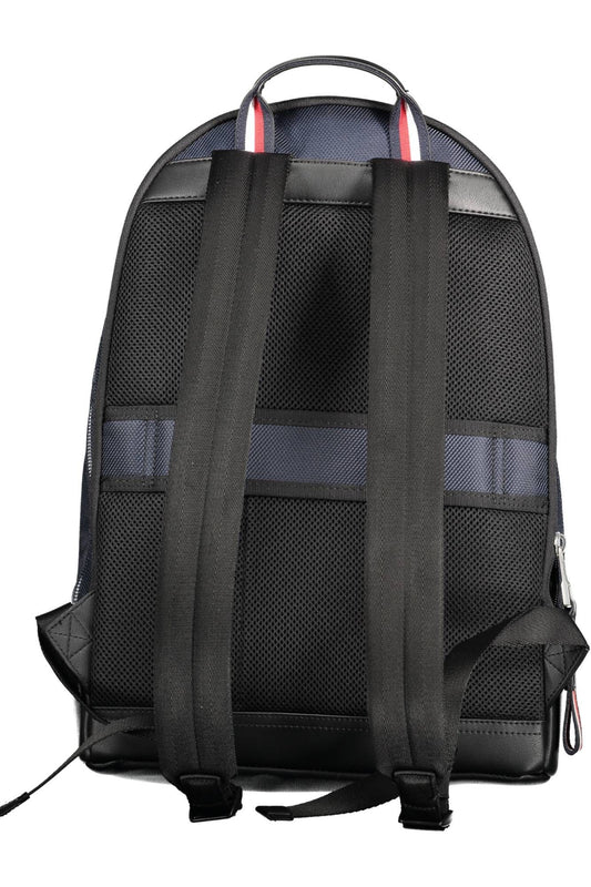 Eco-Conscious Blue Backpack with Sleek Design