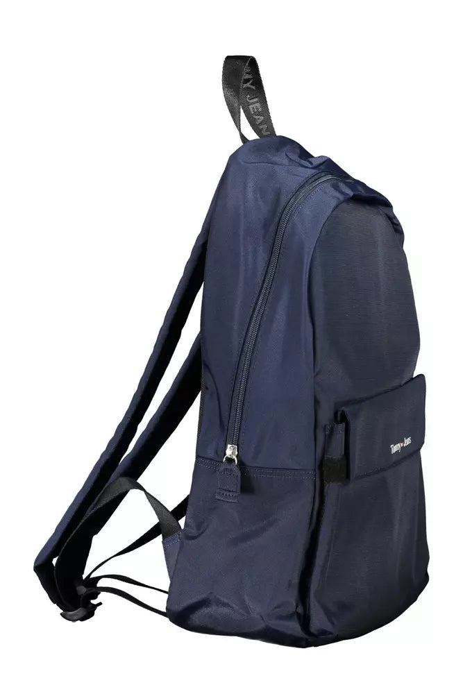 Urban Blue Backpack with Eco-Conscious Design