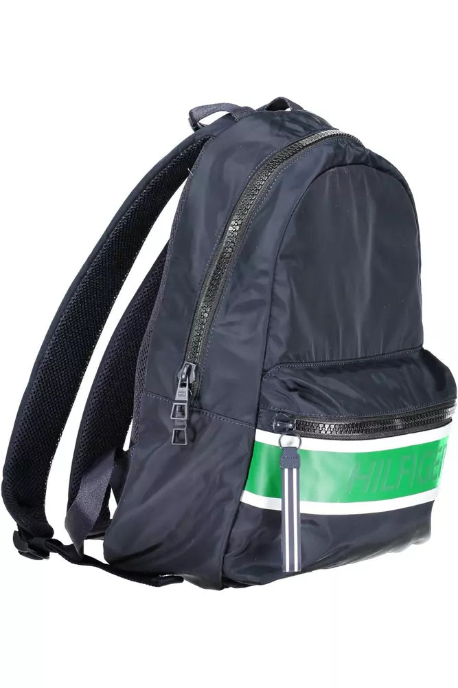 Sleek Blue Backpack with Laptop Holder