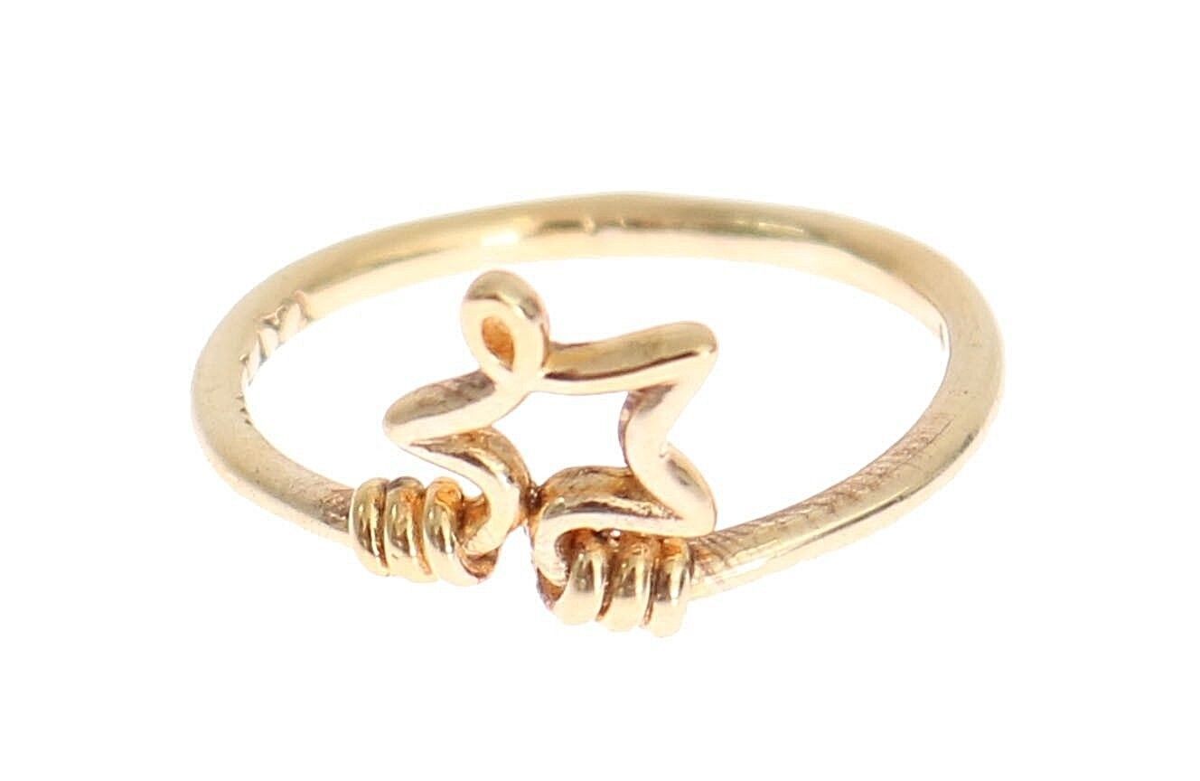 Elegant Gold-Plated Sterling Silver Ring