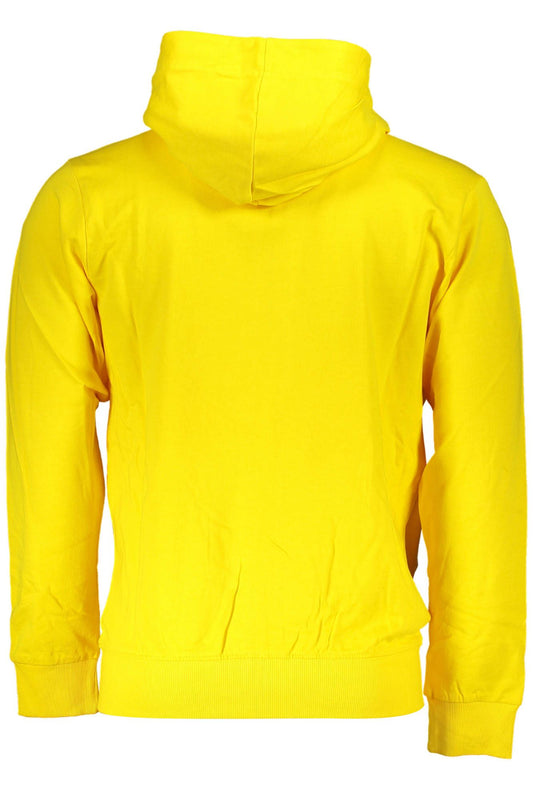Sunburst Yellow Hooded Cotton Sweatshirt