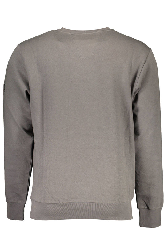 Vintage Grand Polo Gray Cotton Sweatshirt