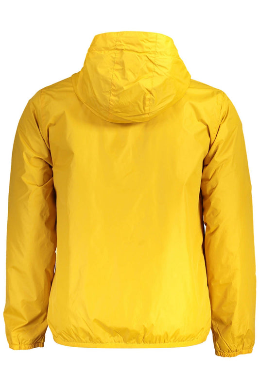 Chic Waterproof Hooded Jacket with Logo Detail