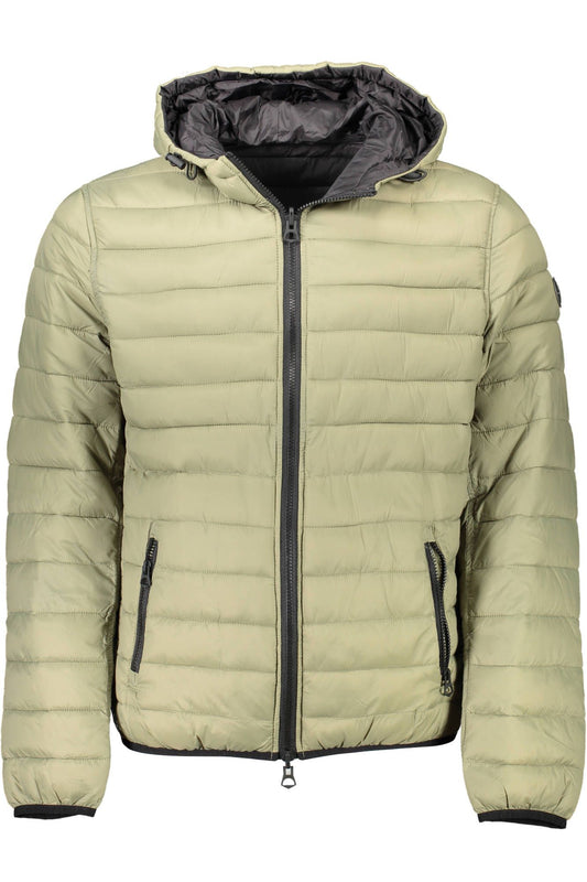 Reversible Hooded Jacket in Lush Green