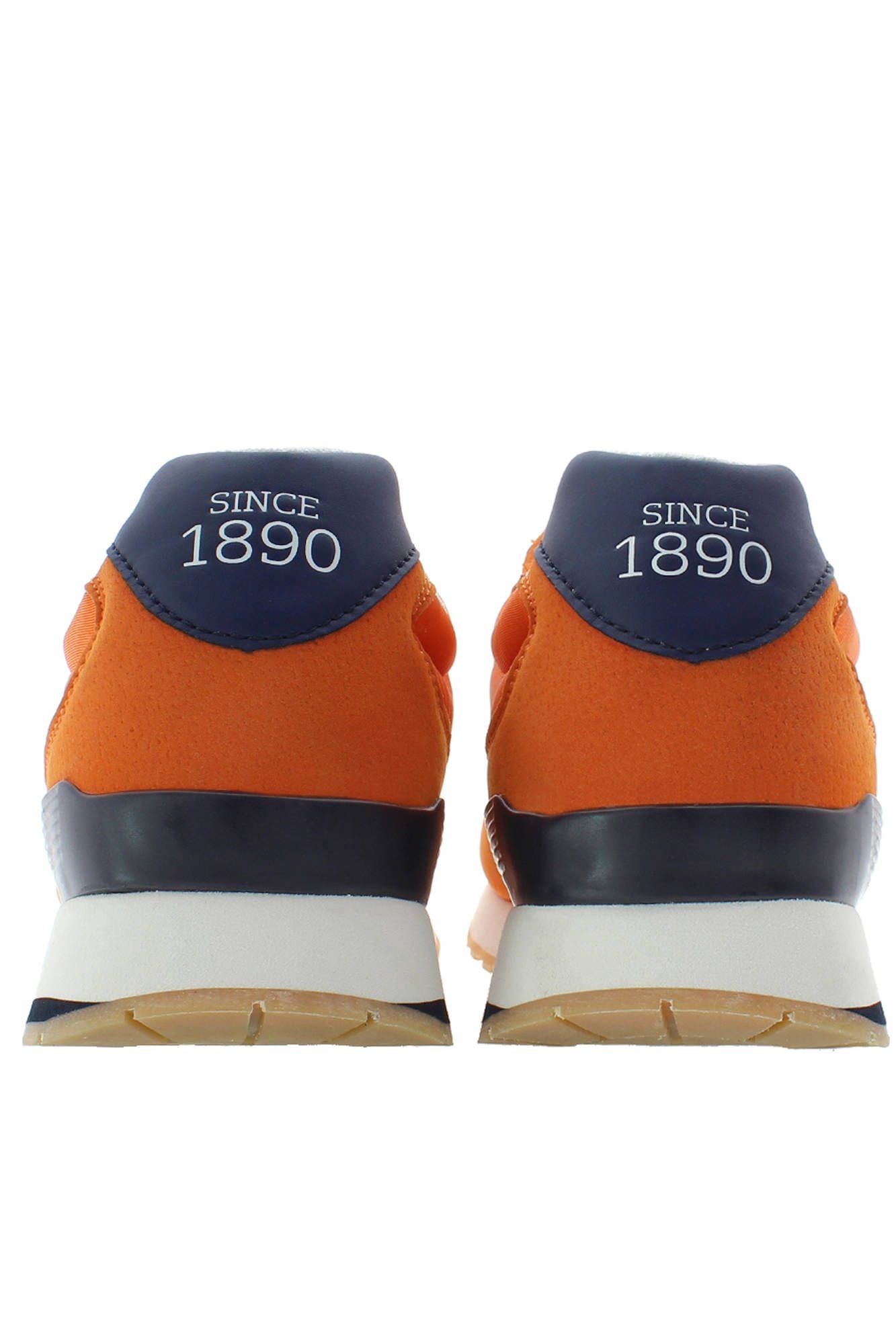 Electrify Your Step: Vibrant Orange Sports Sneakers