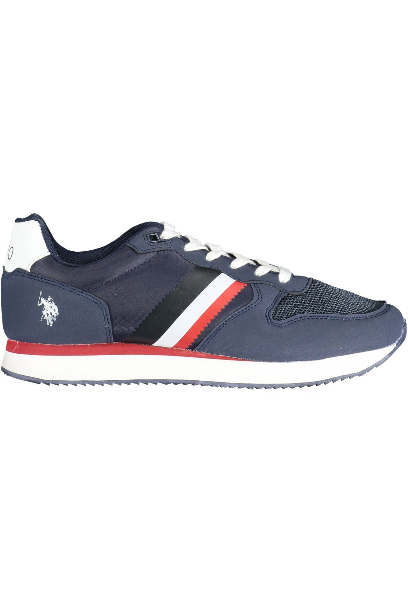 Timeless Blue Sports Sneakers with Contrasting Details