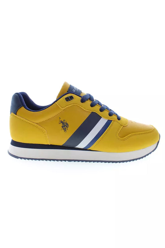 Radiant Yellow Lace-Up Sneakers
