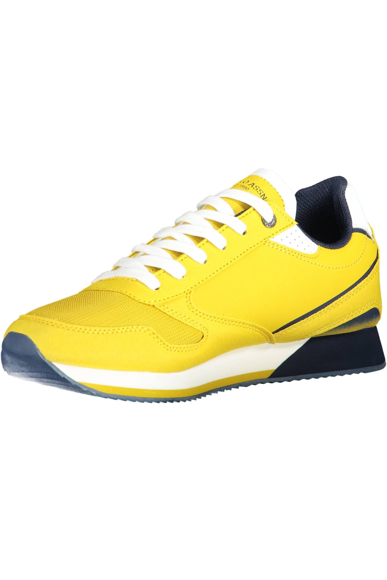 Bold Yellow Laced Sports Sneaker